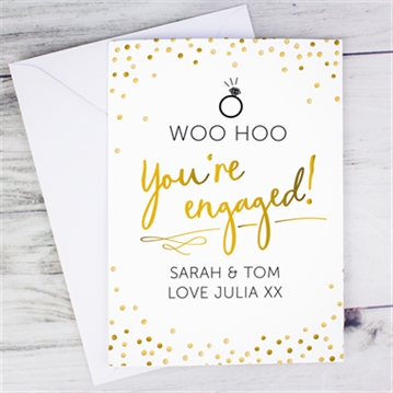 Personalised Engagement Card