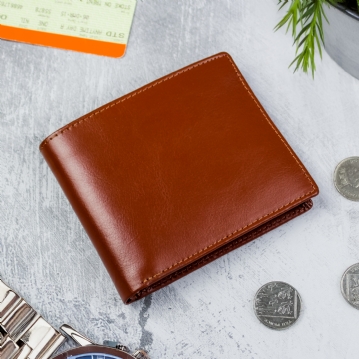 Personalised Free Text Leather Wallets