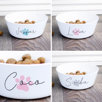 Personalised clearance cat bowls