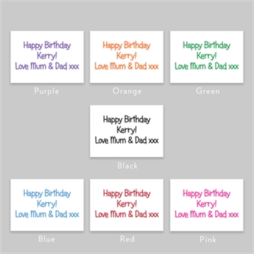 Personalised Teddy Message Bear