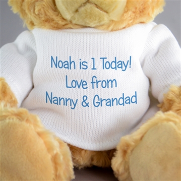 Personalised Teddy Message Bear