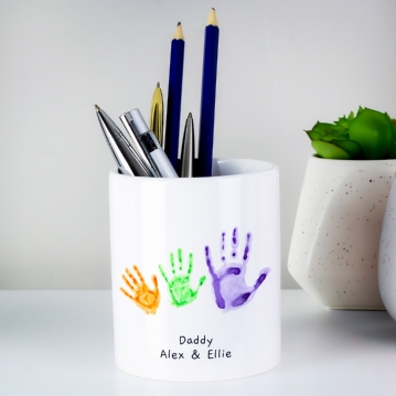 Personalised Childrens Drawing Photo Storage Pot