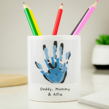 Personalised Childrens Drawing Photo Storage Pot