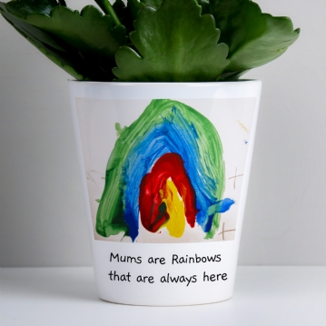 Personalised Childrens Drawing Plant Pot