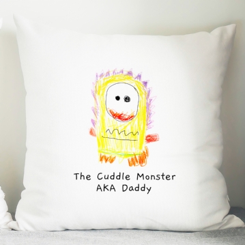 Personalised Childrens Drawing Cushion