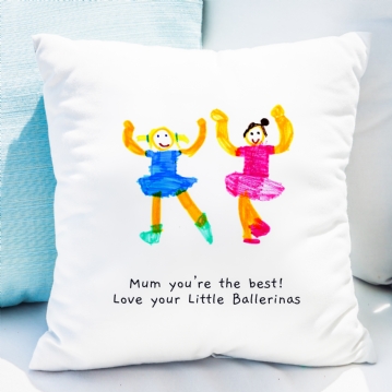 Personalised Childrens Drawing Cushion