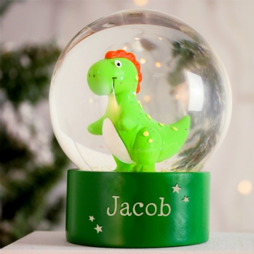 Personalised Kids Glitter Snow Globe 