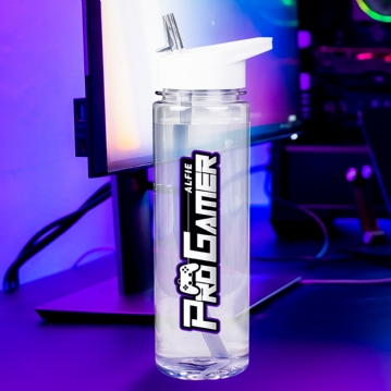 Personalised Pro Gamer Water Bottle 