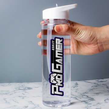 Personalised Pro Gamer Water Bottle 