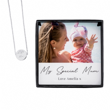 Personalised Photo Upload Necklace and Box