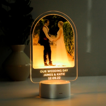 Personalised Photo Upload Colour Changing Lights