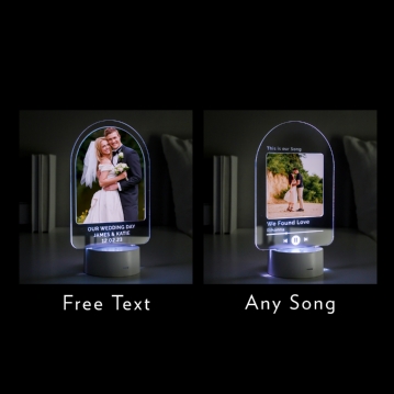 Personalised Photo Upload Colour Changing Lights