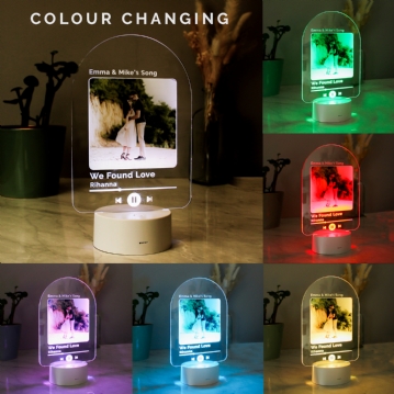 Personalised Photo Upload Colour Changing Lights
