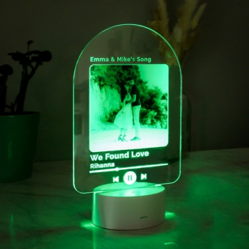 Personalised Photo Upload Colour Changing Lights