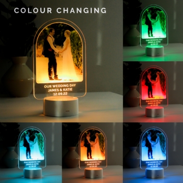 Personalised Photo Upload Colour Changing Lights