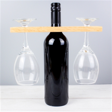 Personalised 'Year' Wine Glass & Bottle Holder