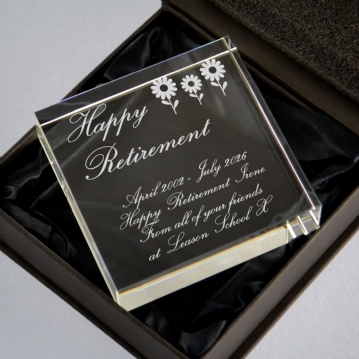 Personalised Retirement Keepsake