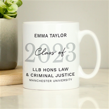 Personalised Class of Graduation Mug