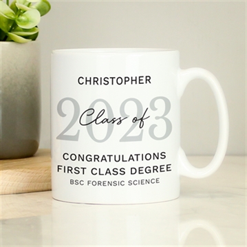 Personalised Class of Graduation Mug