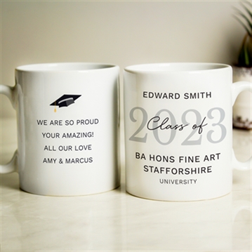 Personalised Class of Graduation Mug