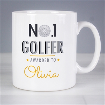 Personalised No.1 Golfer Mug