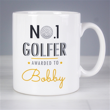 Personalised No.1 Golfer Mug
