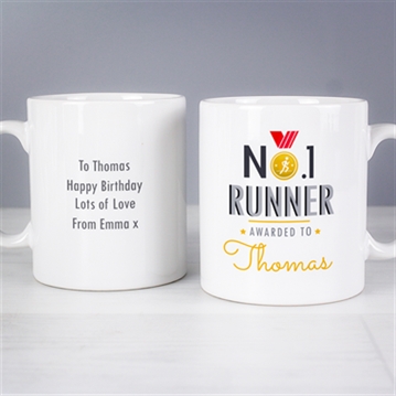 Personalised No.1 Runner Mug