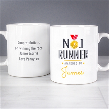 Personalised No.1 Runner Mug