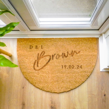Personalised Couples Doormats