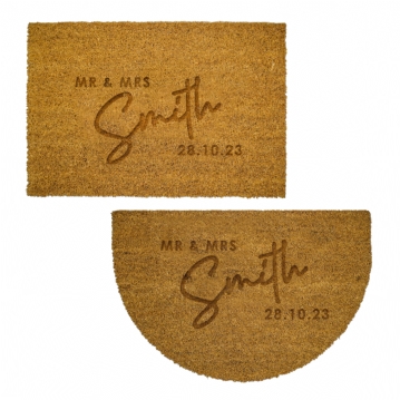 Personalised Couples Doormats