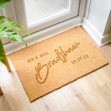 Personalised Couples Doormats