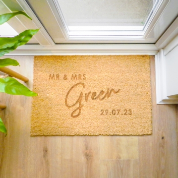 Personalised Couples Doormats