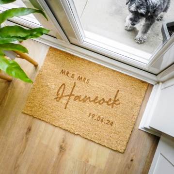 Personalised Couples Doormats