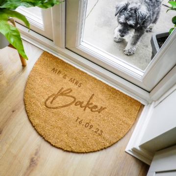 Personalised Couples Doormats