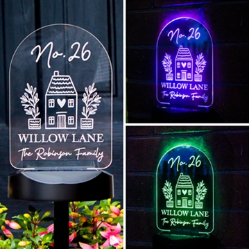 Personalised Outdoor Solar Lights Find Me A Gift