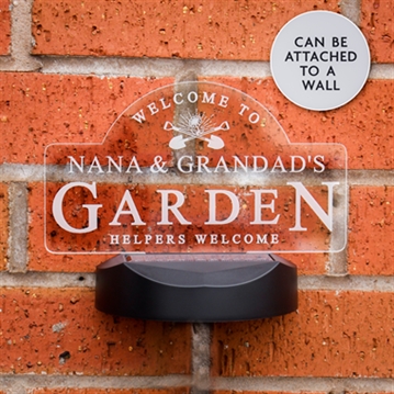 Personalised Outdoor Solar Lights