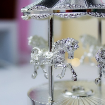 Personalised Musical Carousel Ornament