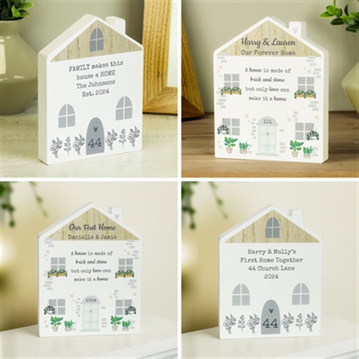 Personalised Home Wooden Ornaments