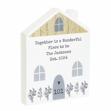 Personalised Home Wooden Ornaments