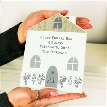 Personalised Home Wooden Ornaments