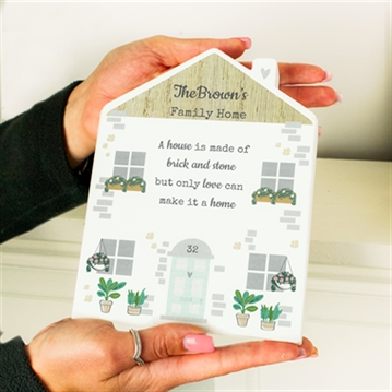 Personalised Home Wooden Ornaments