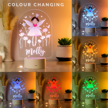 Personalised Fairy Princess LED Colour Changing Light