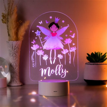 Personalised Fairy Princess LED Colour Changing Light