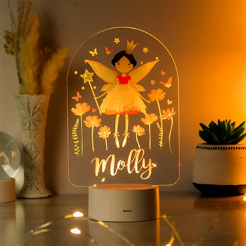 Personalised Fairy Princess LED Colour Changing Light