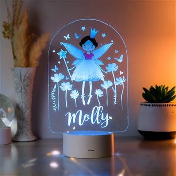 Personalised Fairy Princess LED Colour Changing Light