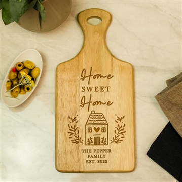Personalised HOME Wooden Paddle Board