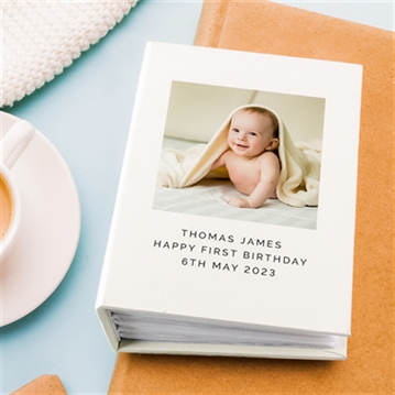 Personalised Photo Upload 6x4 Photo Album with Sleeves