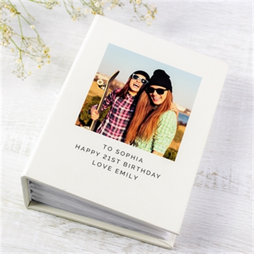 Personalised Photo Upload 6x4 Photo Album with Sleeves