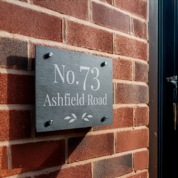 Personalised Slate House Signs