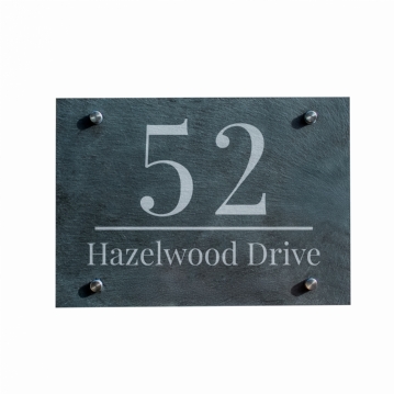 Personalised Slate House Signs